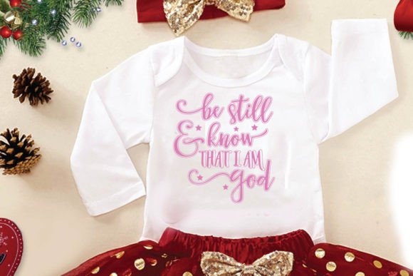 Christian Jesus T-Shirt Design: Be Still